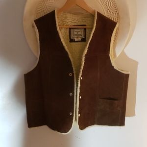 Vintage Suede leather vest